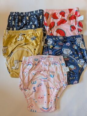 New UpAiry Toddler Training Pants Or Underwear Set Of 5 Size Medium